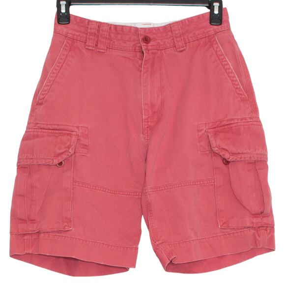 Polo Ralph Lauren Shorts Cargo 90s Streetwear Utility Casual Gorpcore Red 29 - Picture 1 of 5